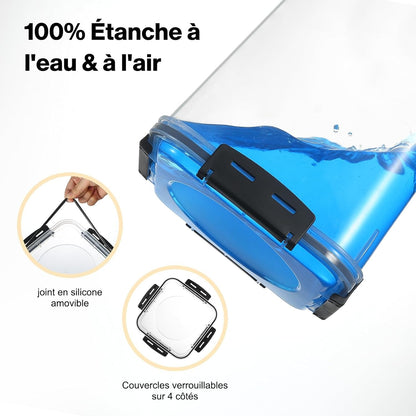 5.3L Boîte Conservation Alimentaire Lot de 4