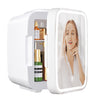 Petit Frigo de 4L Portable, Frigo Skincare avec Miroir LED