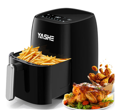 Air Fryer 4,2 L-Friteuse sans huile, Jusqu’à 4 personnes, 6 Programmes LED