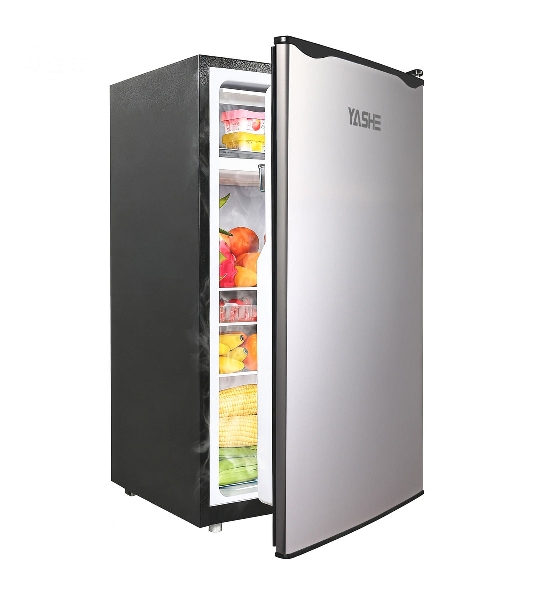 92L Petit Frigo avec Congélateur, Porte-Bouteilles Intégré Compact