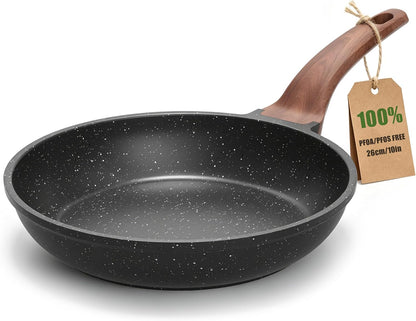Set di padelle antiaderenti, 3 pezzi – Padelle in granito da 20/24/28 cm, senza PFOA
