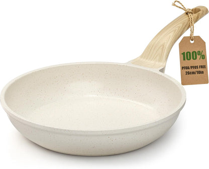 Set di padelle antiaderenti, 3 pezzi – Padelle in granito da 20/24/28 cm, senza PFOA