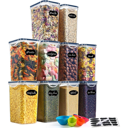 Confezione da 10 contenitori ermetici per alimenti da 1.5L, in plastica