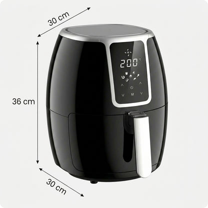 Air fryer 4.5L 360°- Friteuse à Air Compacte, Programmes Auto, Compatible Lave-Vaisselle