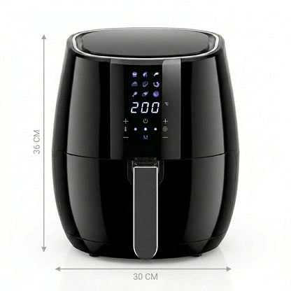 Air fryer 4.5L- Friteuse à Air Compacte, Programmes Auto, Compatible Lave-Vaisselle