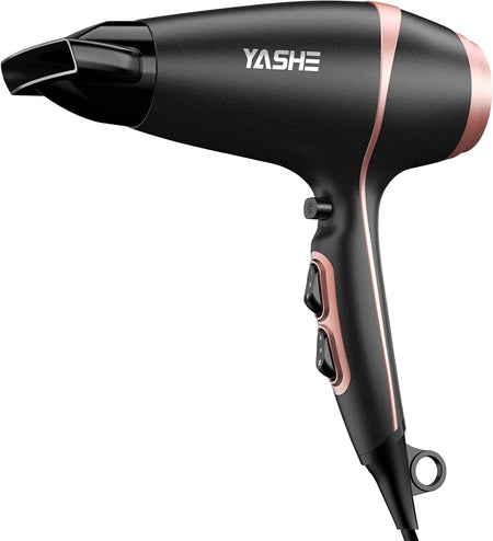 Sèche-cheveux professionnel, 2 vitesses et 3 niveaux de température
