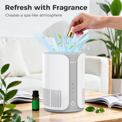 Purificateur d'air  avec filtre HEPA H13 et diffuseur d'aromathérapie