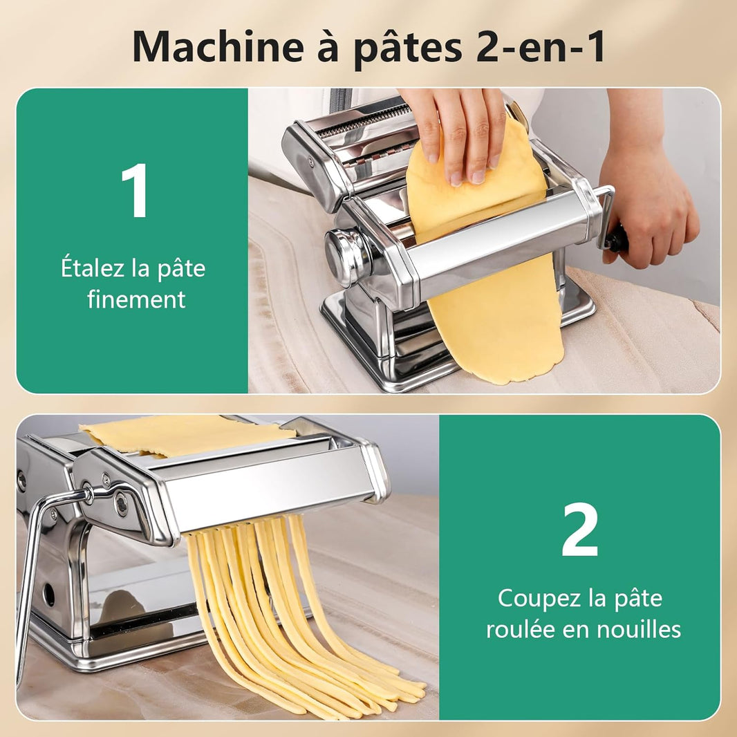 Macchina per Pasta Manuale, 7 Spessori Regolabili