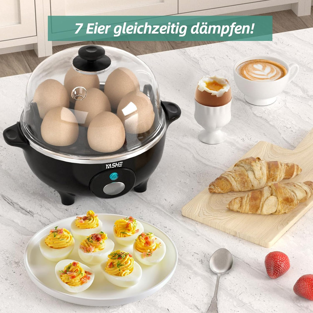 Cuiseur Oeuf, cuisinier d'œufs de 360 W, 7 œufs faciles à peler