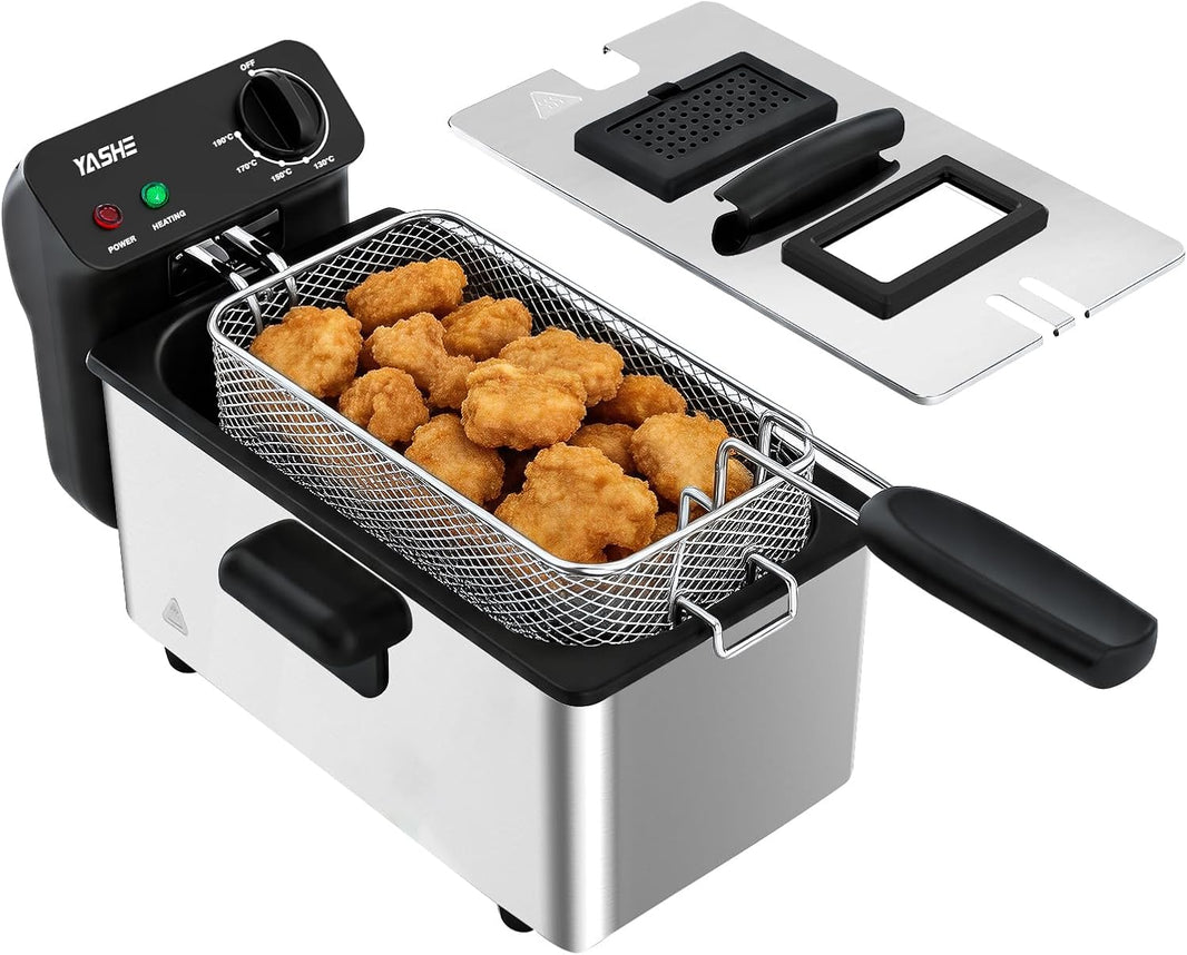 Friteuse Électrique 3,2 L, 1500 W, Température Réglable