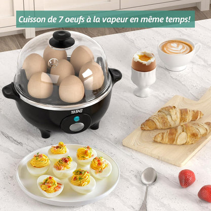 Cuiseur Oeuf, cuisinier d'œufs de 360 W, 7 œufs faciles à peler