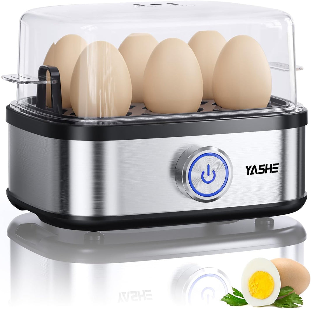Cuiseur à œufs, cuisinier d'œufs compact de 400 W, 6 œufs faciles à peler