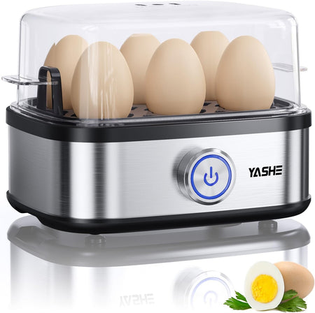 Cuiseur à œufs, cuisinier d'œufs compact de 400 W, 6 œufs faciles à peler