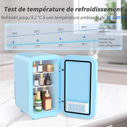 Mini Frigo, 6 litres/8 canettes 220-240 V AC/DC
