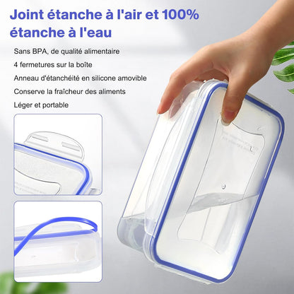 Set Contenitori Alimentari 32 Pezzi Senza BPA