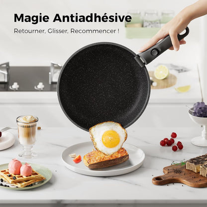 Batterie de cuisine 20 pièces, sans PFOA