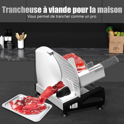 Trancheuse Électrique Avec Moteur DC Silencieux, Trancheuse À Jambon 200W