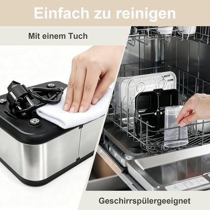 Egg cooker, 8-egg capacity, stainless steel