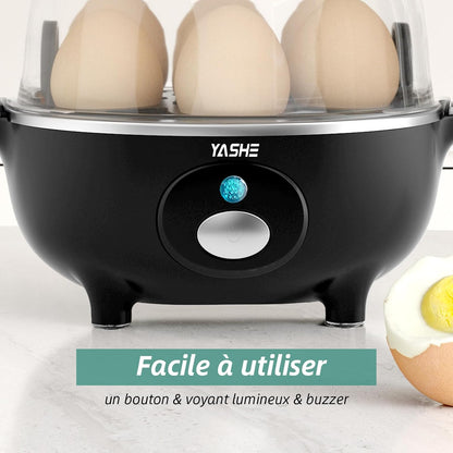 Cuiseur Oeuf, cuisinier d'œufs de 360 W, 7 œufs faciles à peler