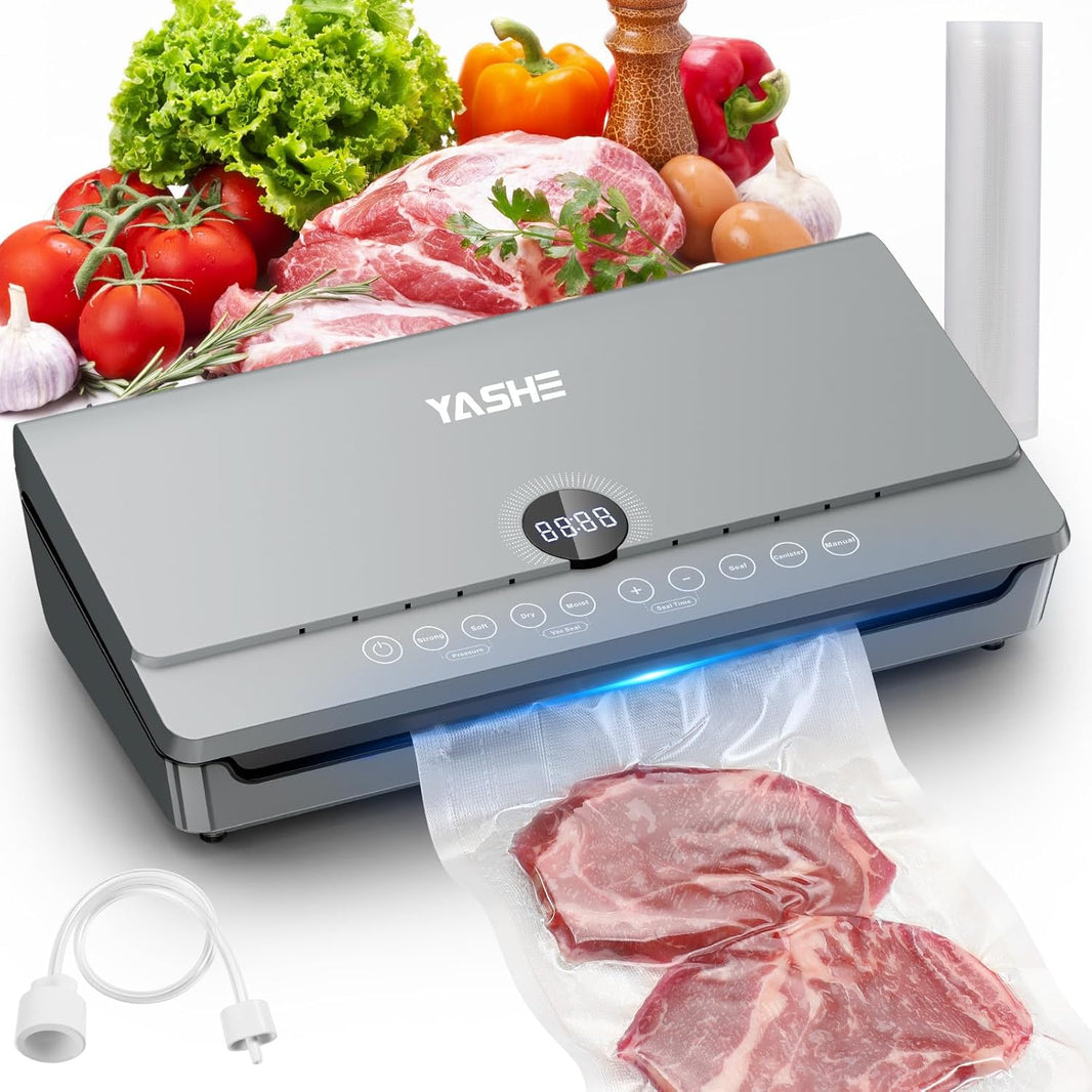 Machine Sous Vide Alimentaire avec Couvercle Magnétique, 10-en-1