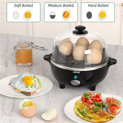 Cuiseur Oeuf, cuisinier d'œufs de 360 W, 7 œufs faciles à peler