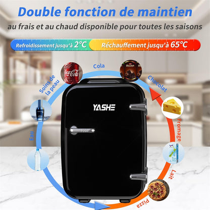 Mini Frigo de Chambre, 4 Litres/ 6 Canettes