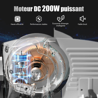 Trancheuse Électrique Avec Moteur DC Silencieux, Trancheuse À Jambon 200W