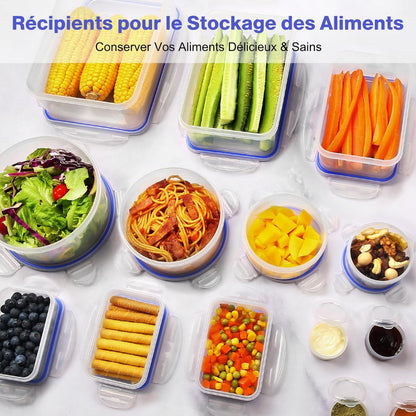 Set Contenitori Alimentari 32 Pezzi Senza BPA