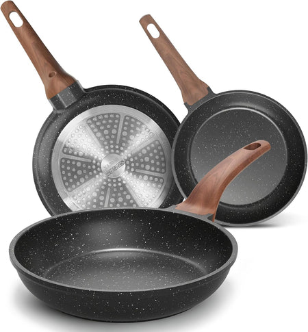 Batterie de Cuisine 3 Pièces pour Sauté
