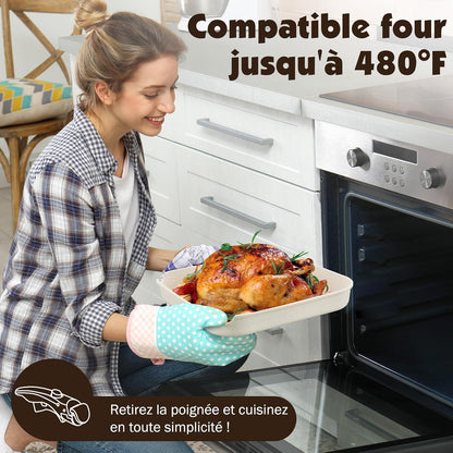 Batterie de cuisine 21 pièces, sans PFOA