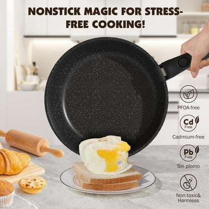 Batterie de cuisine 21 pièces, sans PFOA
