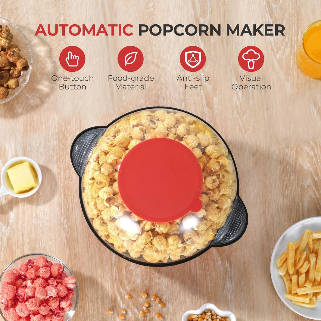 Machine à Pop Corn, 650W Machine à pop-corn Électrique