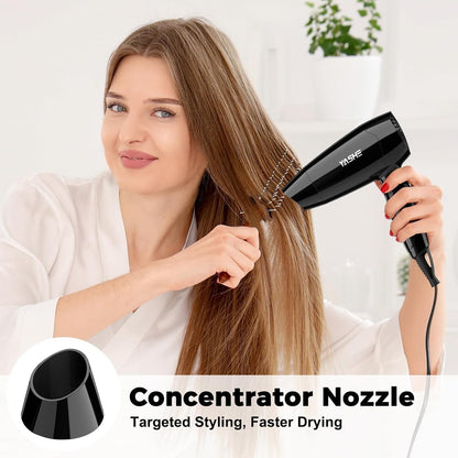 Mini Sèche-Cheveux Pliable, Sèche Cheveux de Voyage Léger avec 2 Modes