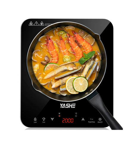 Plaque de cuisson – Table de cuisson à induction portable, 10 réglages de puissance et