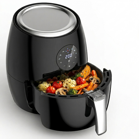 Air Fryer 3.5 L, Friteuse sans Huile 360°, Multifonction, Panier Lave-Vaisselle