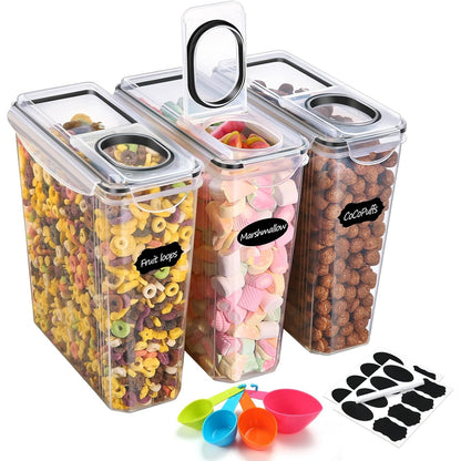 Boîte de Rangement Cuisine Lot de 3, 3.8L Sans BPA