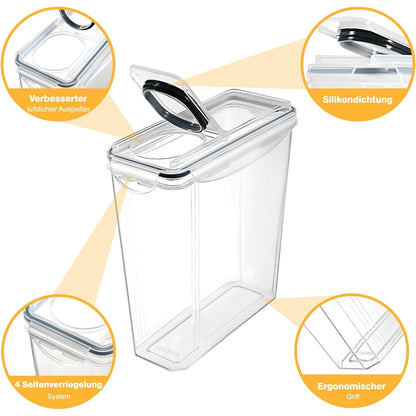 Boîte de Rangement Cuisine Lot de 6, 3.10L Sans BPA