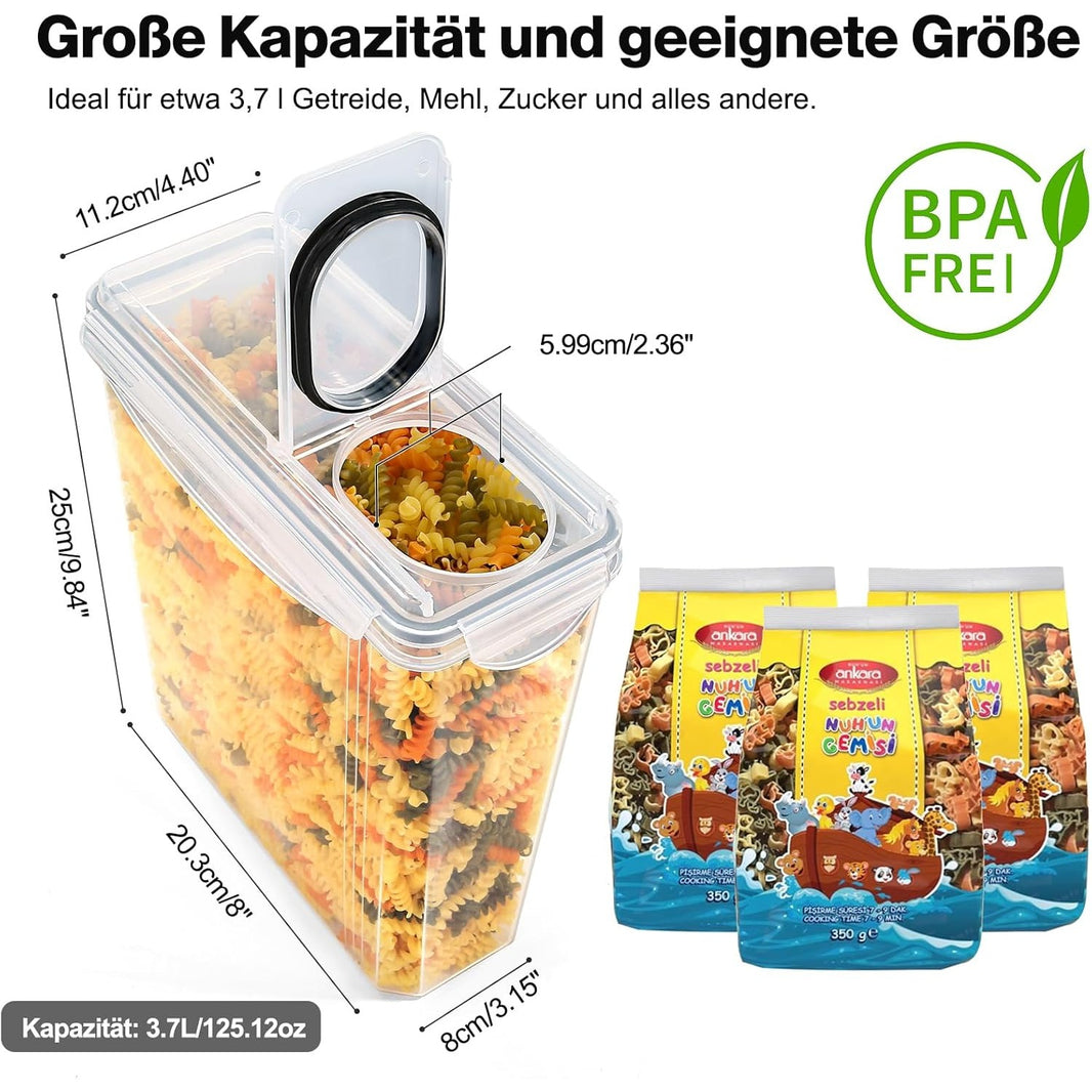 Boîte de Rangement Cuisine Lot de 3, 3.8L Sans BPA