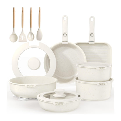Batterie de cuisine 21 pièces, sans PFOA